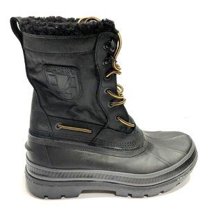 Sperry Mens Ice Bay Tall Waterproof Boot Black Size 8 M